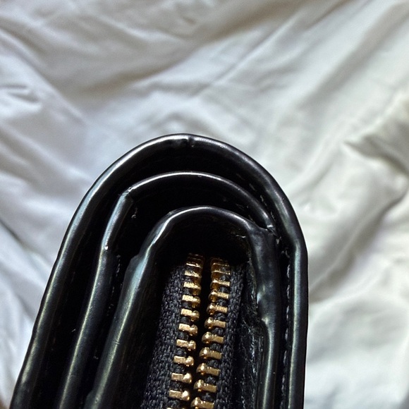 Coach Snap Black Leather Wallet - Picture 8 of 10